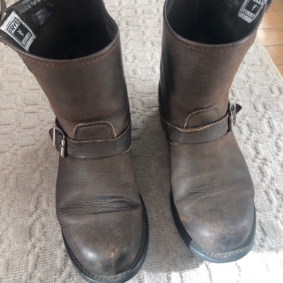frye motorcycle boots womens